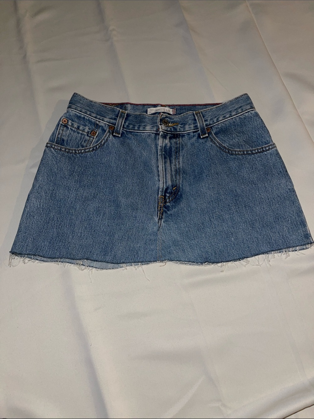 Classic Blue Denim Mini Skirt